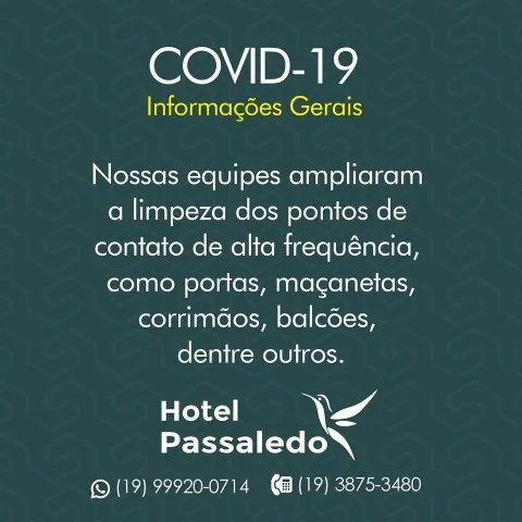 Hotel passaledo campanha Coronavirus