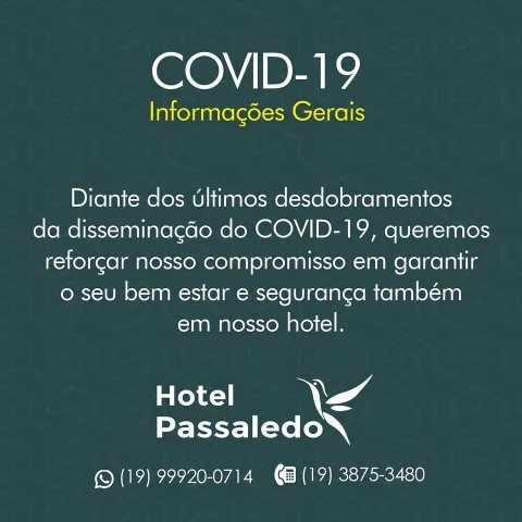 Hotel passaledo campanha Coronavirus